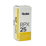 RPX black and white negative film | 35 mm | 36 recordings | ISO 25/100/400