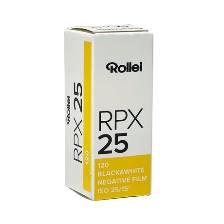 RPX black and white negative film | 35 mm | 36 recordings | ISO 25/100/400