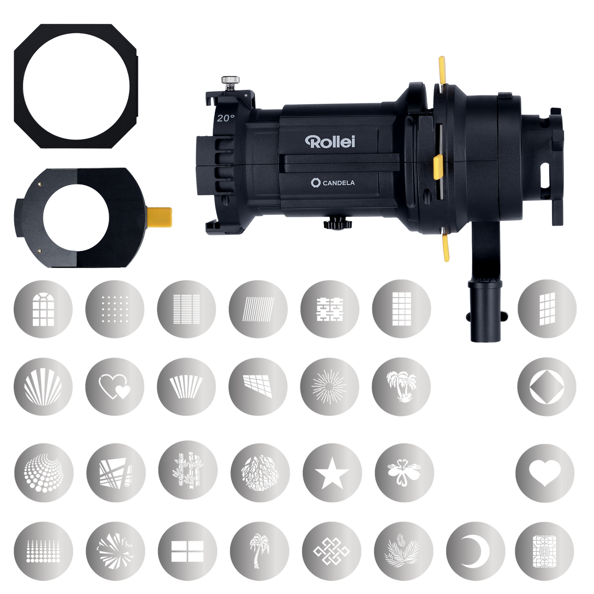 Optical spot attachment for candela 60/100