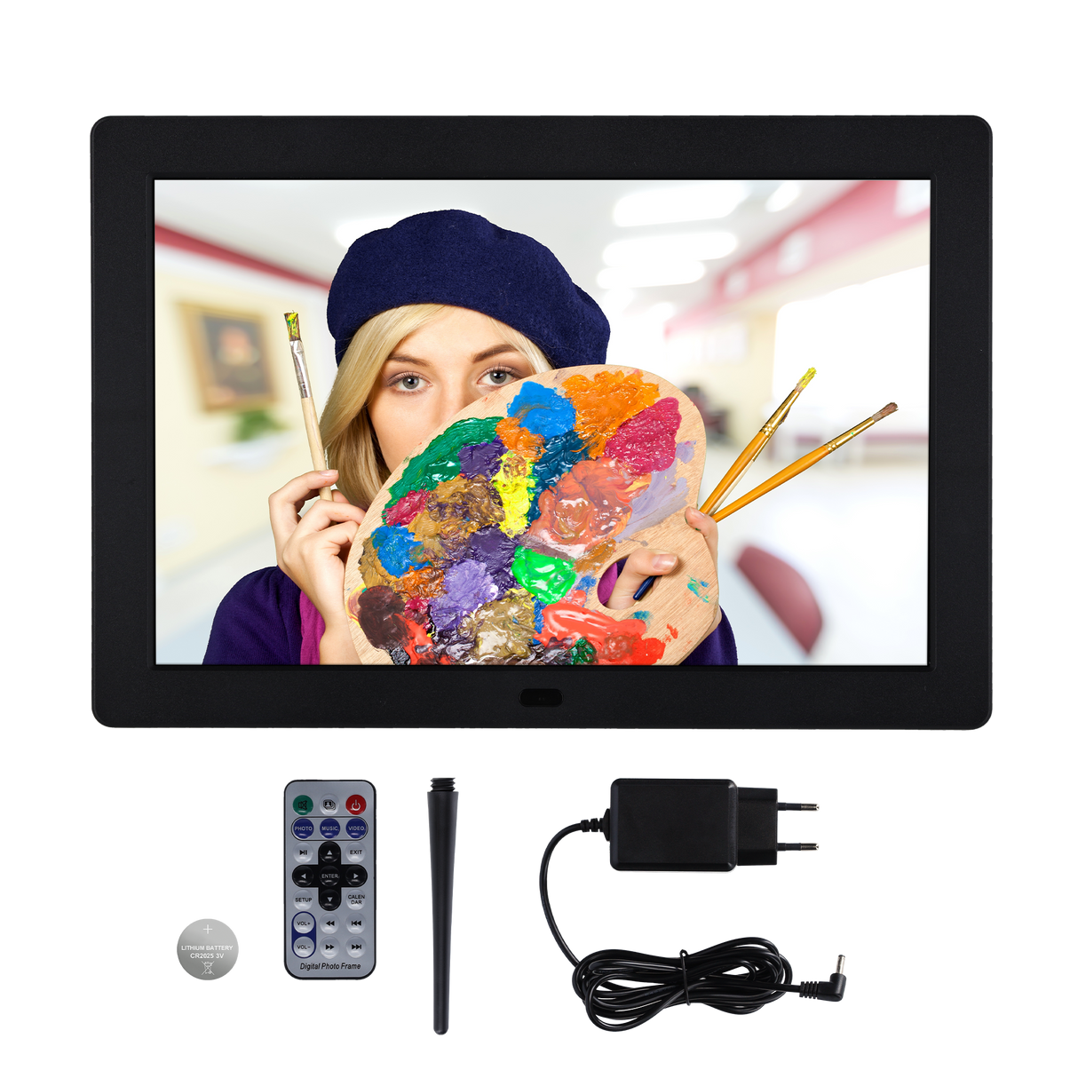 Digital picture frame | 8 "Diagonal | SD card slot | Model: Pissarro DPF-880
